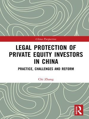 cover image of Legal Protection of Private Equity Investors in China